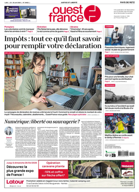 Cover of Ouest France (Pornic / Pays de Retz)