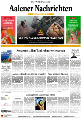 Cover of Aalener Nachrichten