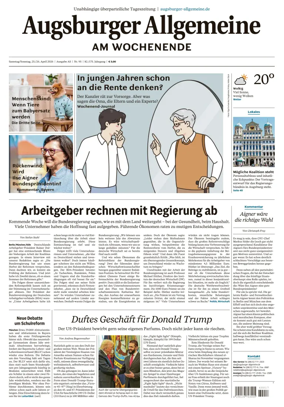 Cover of Augsburger Allgemeine (Ausgabe Stadt)