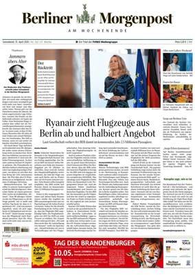 Cover of Berliner Morgenpost