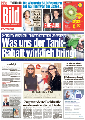 Cover of BILD Stuttgart