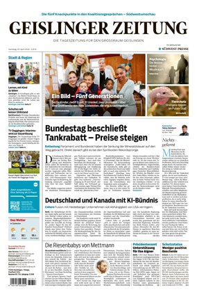 Cover of Geislinger Zeitung