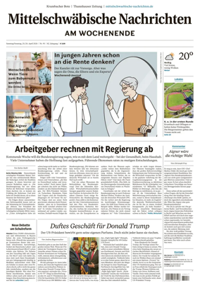 Cover of Mittelschwaebische Nachrichten