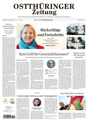 Cover of Ostthuringer Zeitung (Posneck)