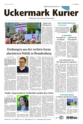 Cover of Prenzlauer Zeitung