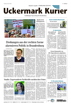 Cover of Templiner Zeitung