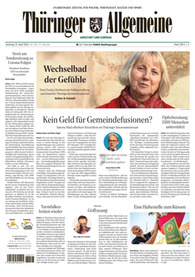 Cover of Thuringer Allgemeine (Arnstadt und Ilmenauz)