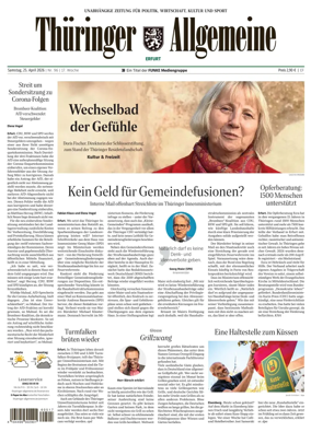 Cover of Thuringer Allgemeine (Erfurt)