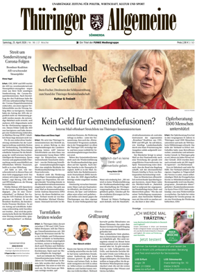 Cover of Thuringer Allgemeine (Sommerda)