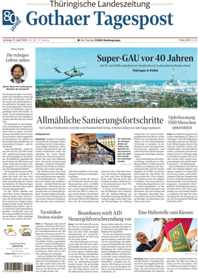 Cover of Thuringische Landeszeitung (Gotha)