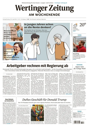 Cover of Wertinger Zeitung