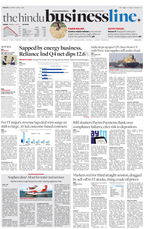 Cover of BusinessLine (Kolkata)