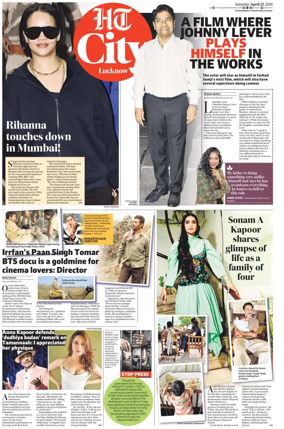 Cover of Hindustan Times (Lucknow) - Live