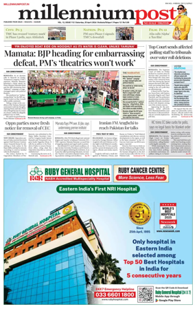 Cover of Millennium Post (Kolkata)