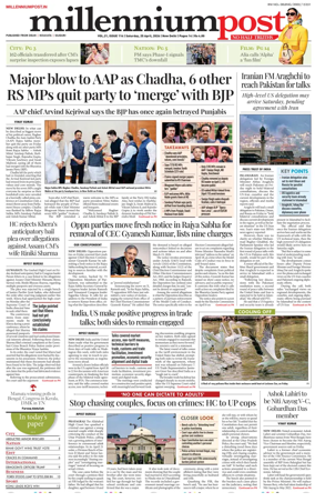 Cover of Millennium Post