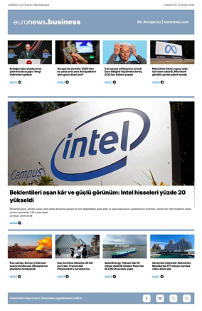 Cover of Euronews Business (Turkish) Compiled Editions