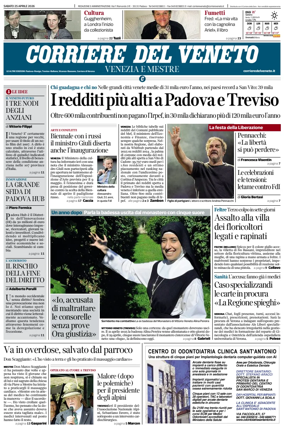 Cover of Corriere del Veneto (Venezia e Mestre)