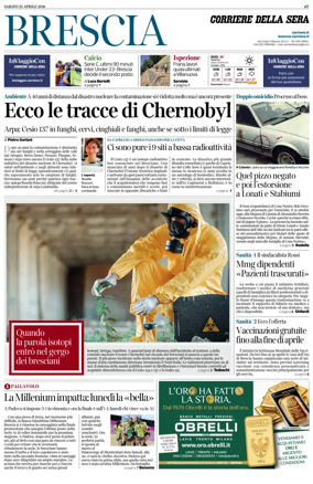 Cover of Corriere della Sera (Brescia)