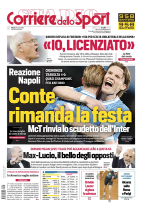 Cover of Corriere dello Sport