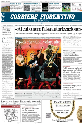 Cover of Corriere Fiorentino