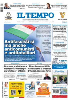 Cover of Il Tempo (Nazionale)