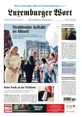 Cover of Luxemburger Wort