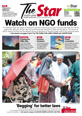 Cover of The Star Malaysia