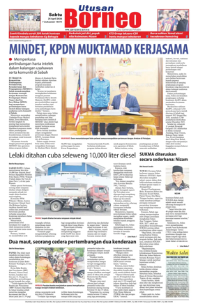 Cover of Utusan Borneo (Sabah)