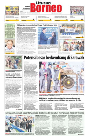 Cover of Utusan Borneo (Sarawak)
