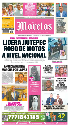 Cover of Diario de Morelos