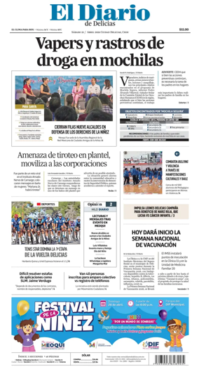 Cover of El Diario de Delicias