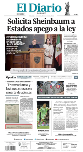 Cover of El Diario de Juarez