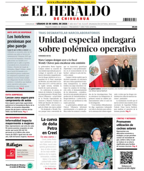 Cover of El Heraldo de Chihuahua
