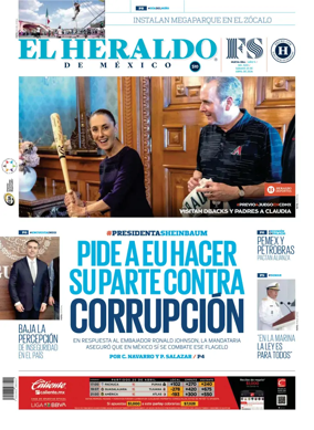 Cover of El Heraldo de Mexico