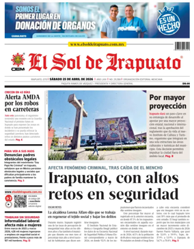 Cover of El Sol de Irapuato