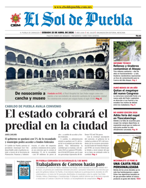 Cover of El Sol de Puebla