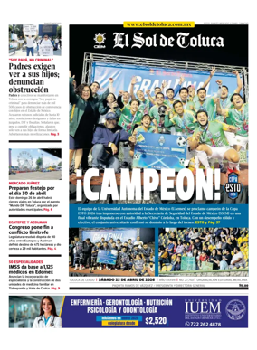 Cover of El Sol de Toluca