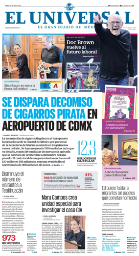 Cover of El Universal