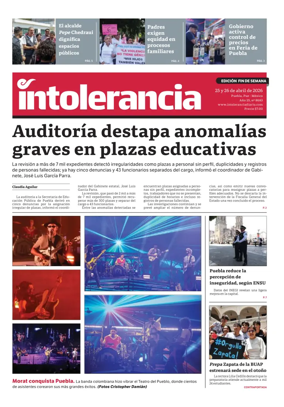 Cover of Intolerancia Diario