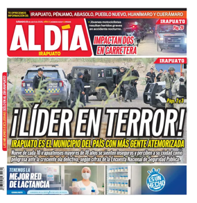 Cover of Periodico Al Dia (Irapuato)