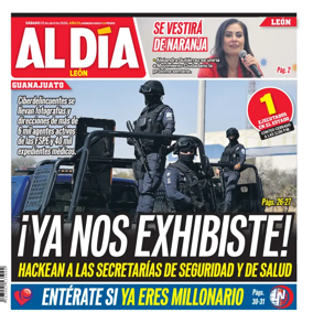 Cover of Periodico Al Dia (Leon)