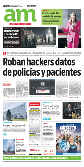 Cover of Periodico AM (Leon)
