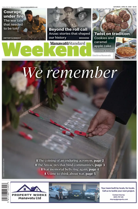 Cover of Manawatu Standard