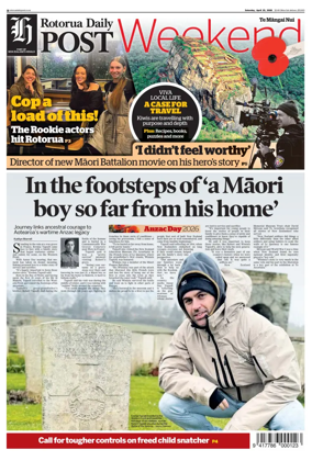 Cover of Rotorua Daily Post