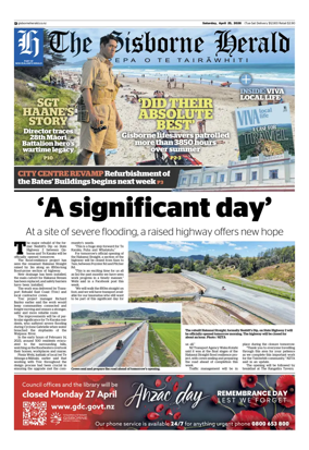 Cover of The Gisborne Herald (Saturday edition)