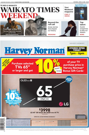 Cover of Waikato Times