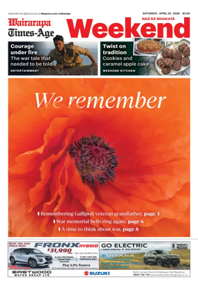 Cover of Wairarapa Times-Age (NZ)