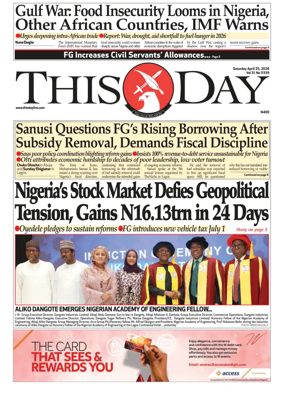 Cover of THISDAY