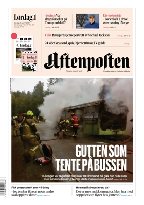 Cover of Aftenposten