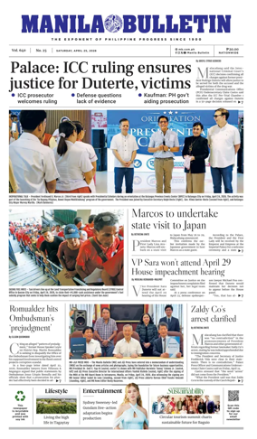 Cover of Manila Bulletin